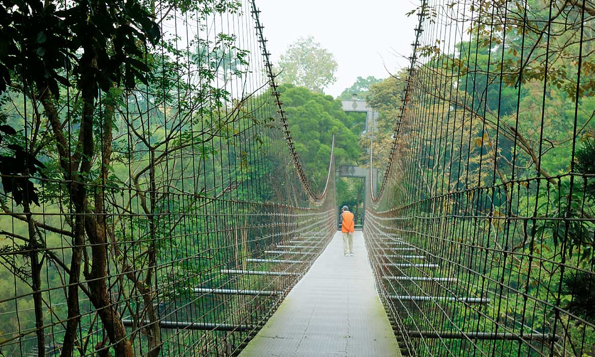 台南龍崎虎形山公園，清空心靈卡路里