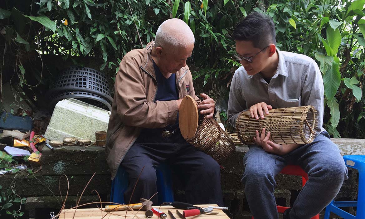 到伊達邵部落，跟著「阿伯」學魚筌