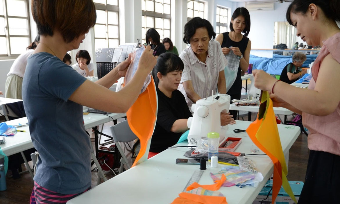 庫存布再生2 零浪費的行動縫紉專車開向臺南 