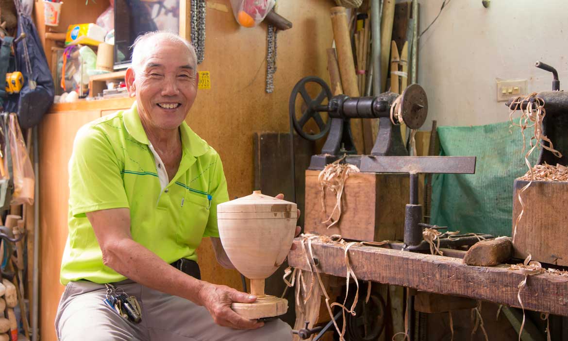 桃園手作陀螺王 楊金祿
