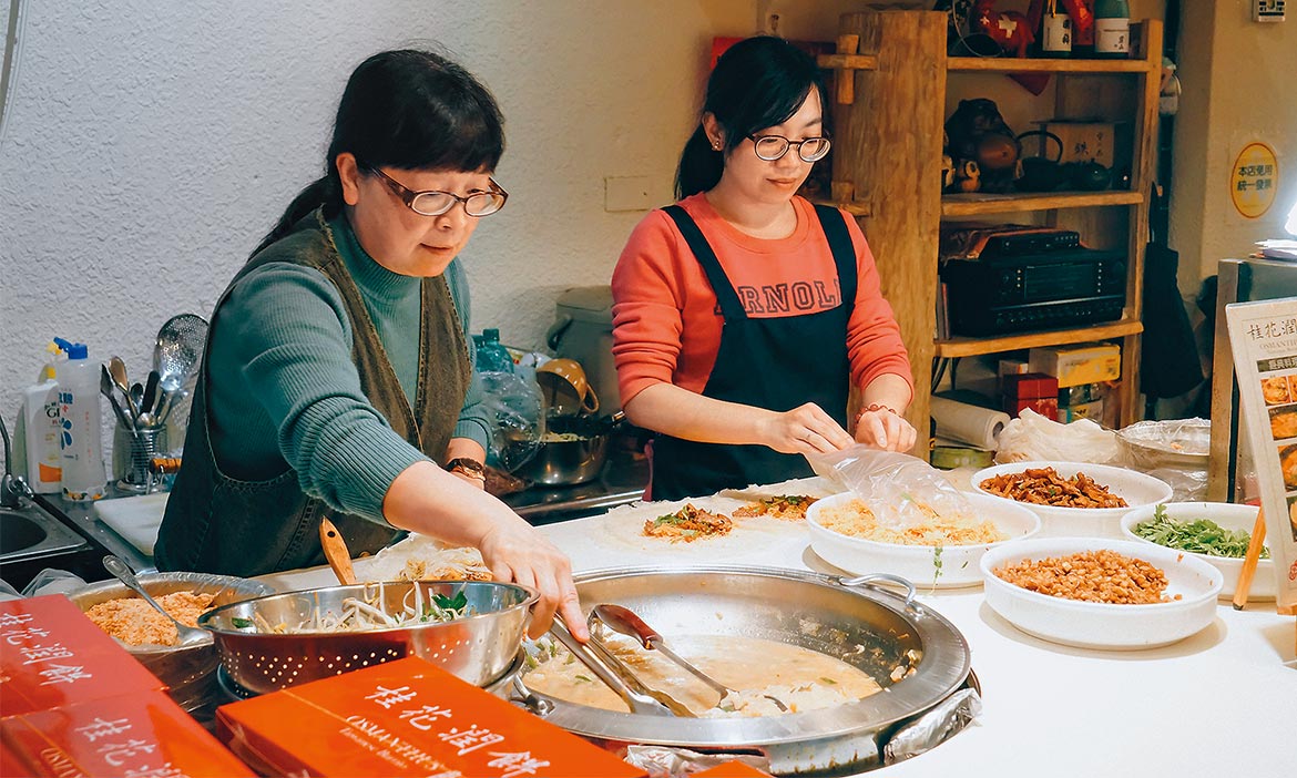 新竹市美食地圖 桂花潤餅壹柒貳，傳承老店好滋味