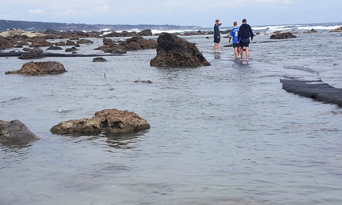 沿著與海相伴的台11線，到台東富山護漁區看魚群在腳下自由穿梭