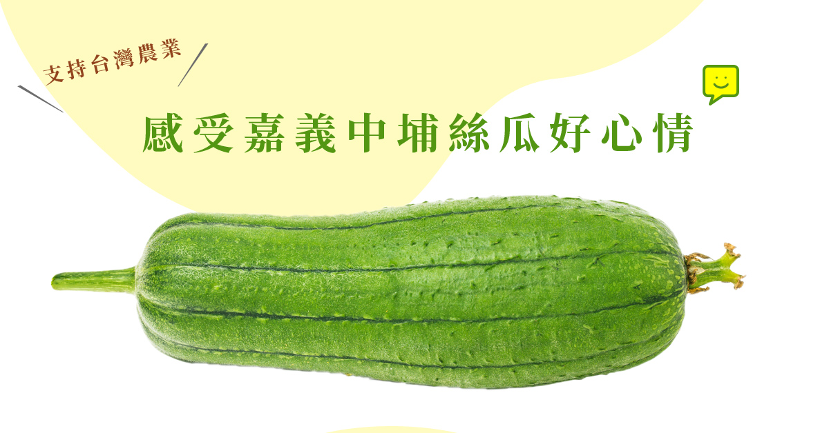 感受嘉義中埔絲瓜好心情