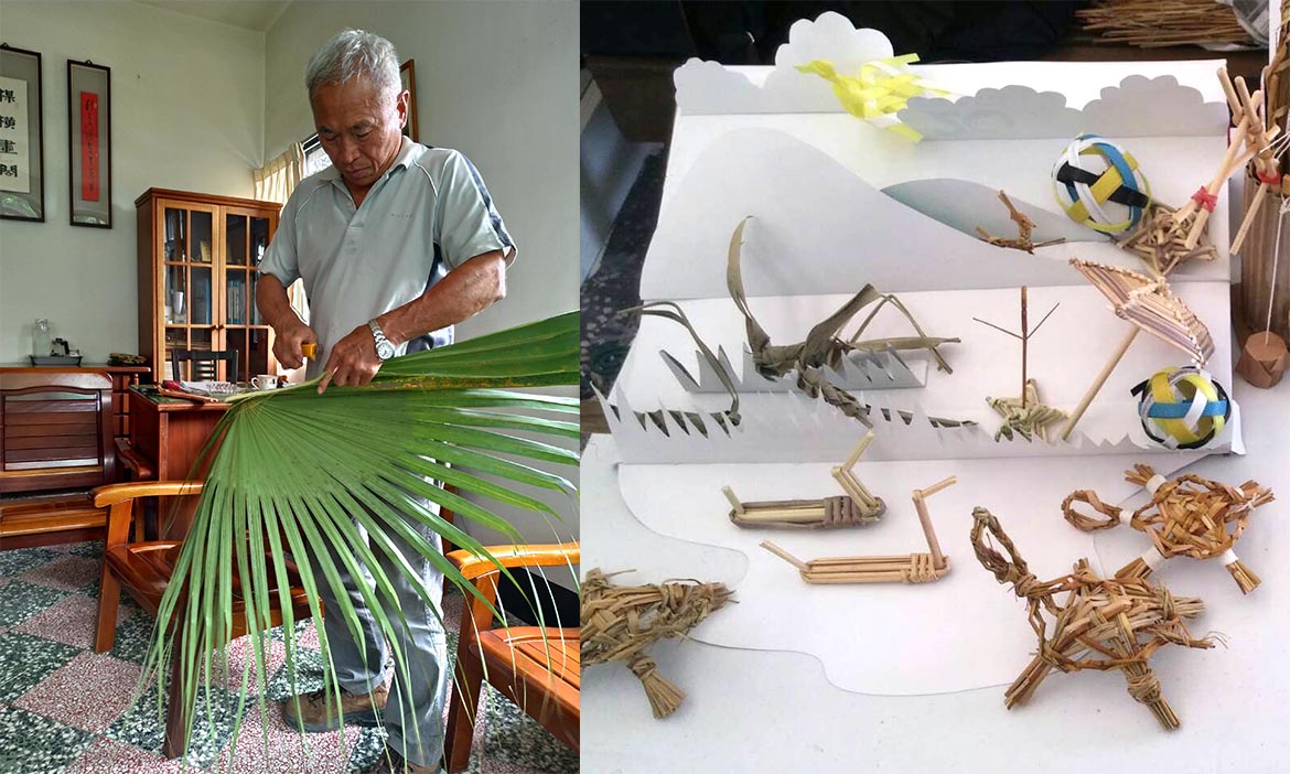 稻草烏龜、草編蚱蜢、果實陀螺，新竹九讚頭手作展現在地智慧，重拾單純童玩回憶