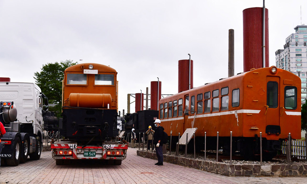 駐外展示20載 林鐵火車回老家，5輛骨董級展示車將於2021台灣設計展登場