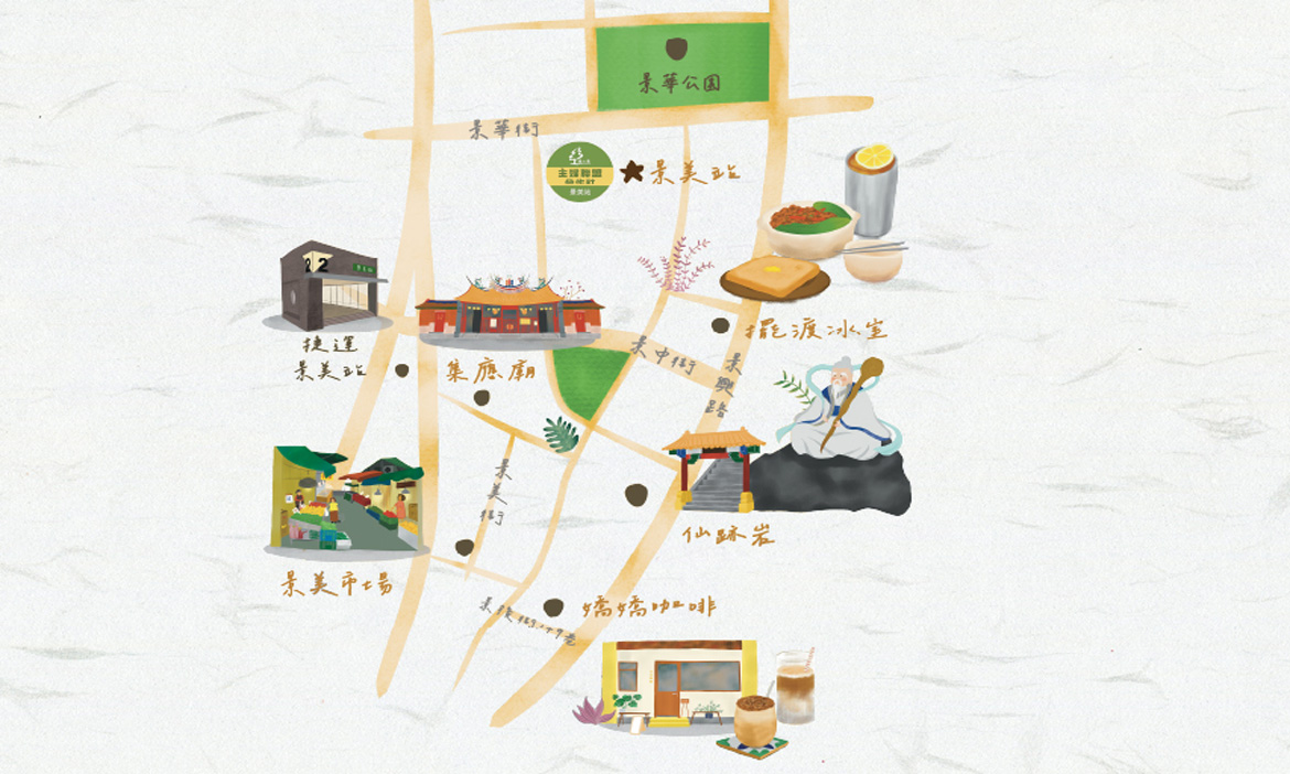 台北景美街區半日遊｜捷運出發仙跡岩步道、在百年市場看百年古廟，景點美食一次推薦