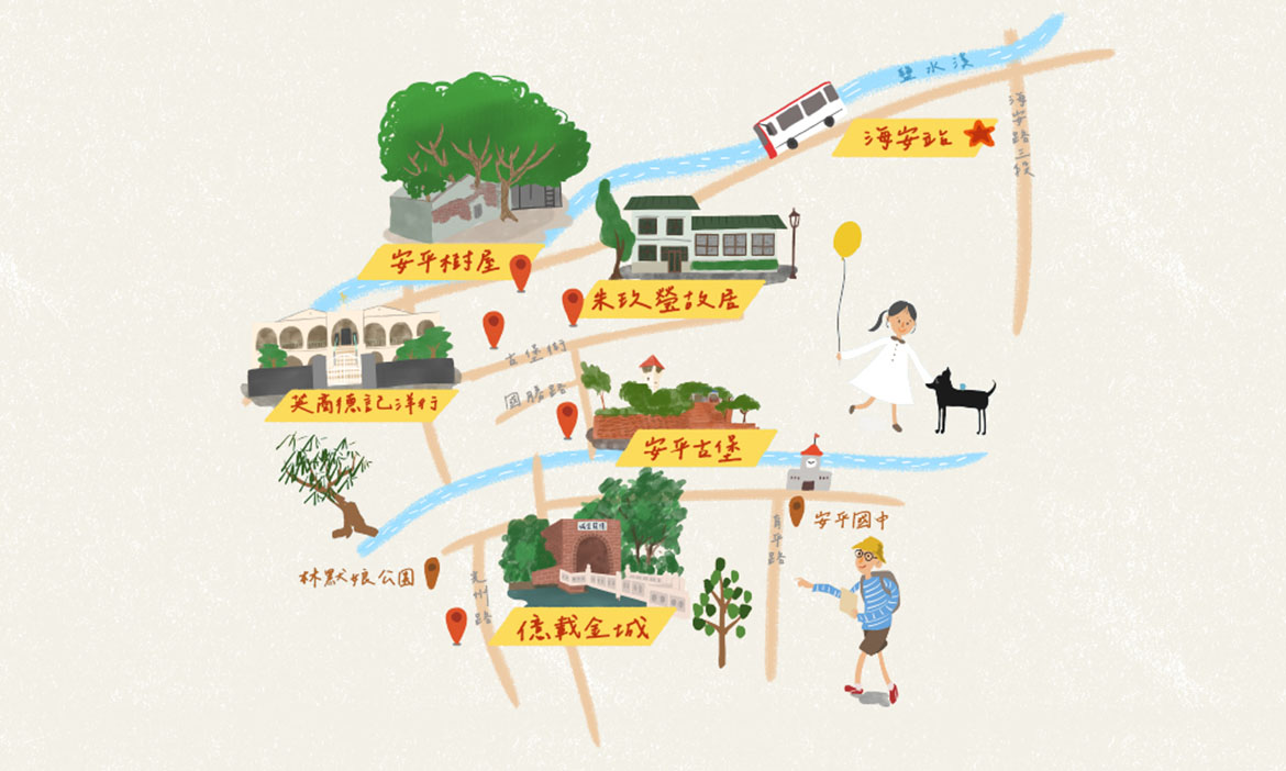 台南安平古蹟巡禮｜從安平古堡、德記洋行到億載金城，愜意走讀島嶼歷史文化