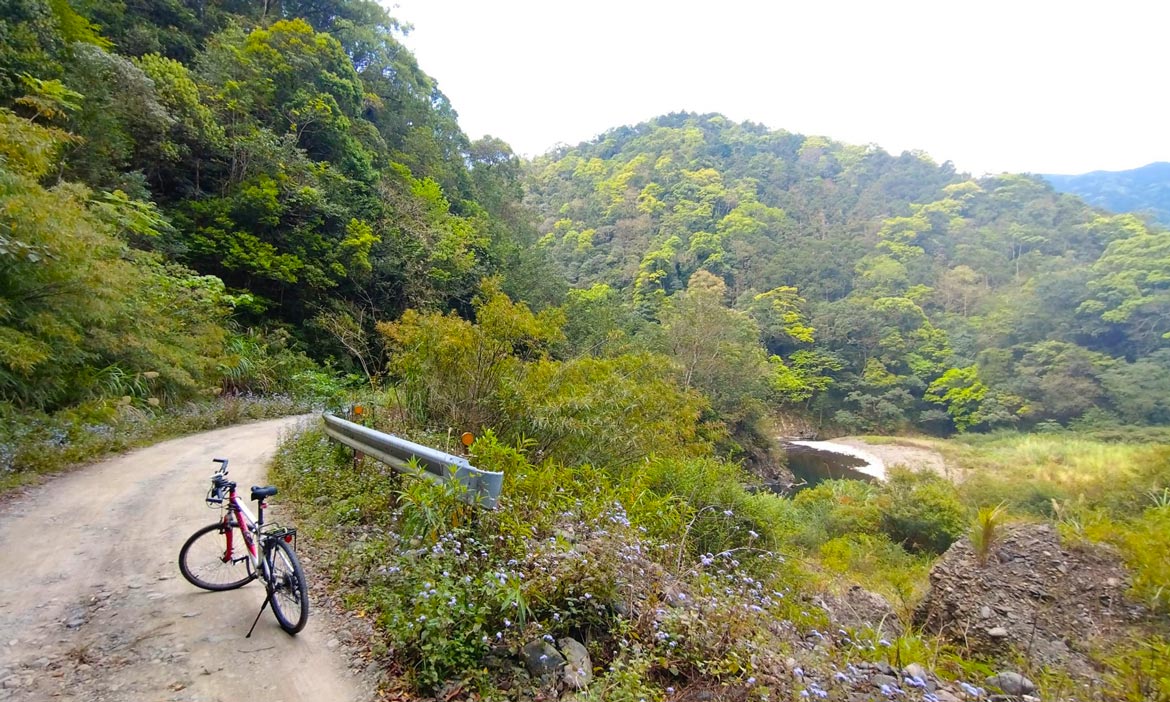 越野單車路線｜一場新北烏來的桶後林道奇遇記，騎行收藏山林溪流之美