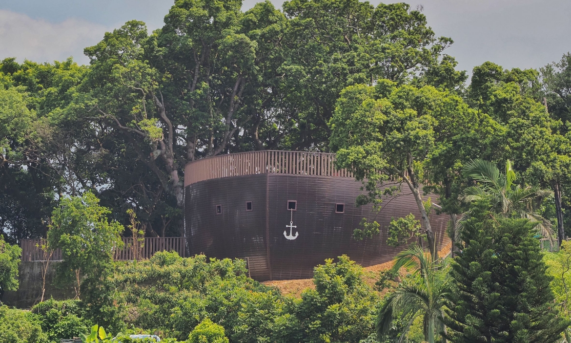 城市綠洲新亮點！登上台北圓山風景區「森林方舟」，遠眺台北101與基隆河美景