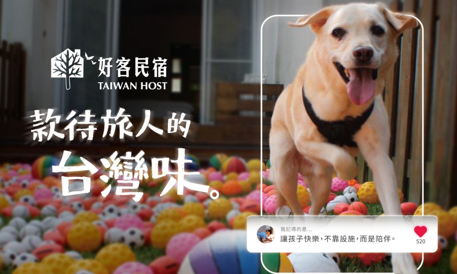 《款待旅人的台灣味，從每間好客民宿開始》