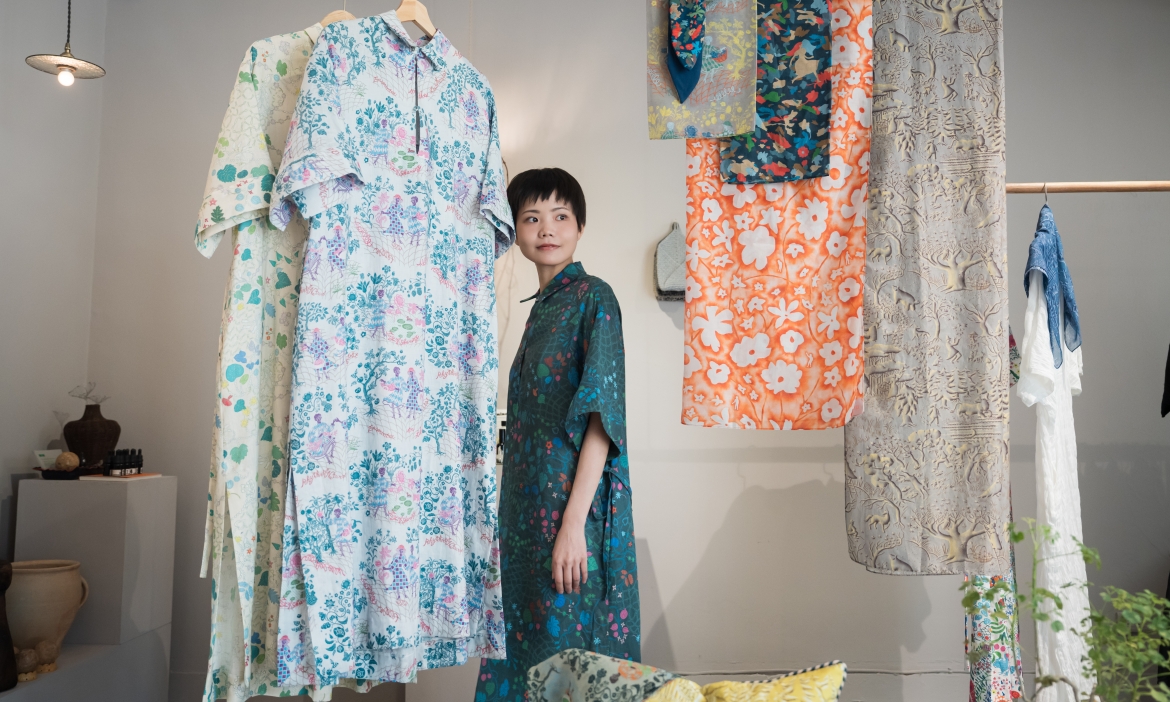 走進「PÊIHU」緹花工藝世界，融入芬蘭的美學靈感，設計出屬於台灣的色彩與生活哲學