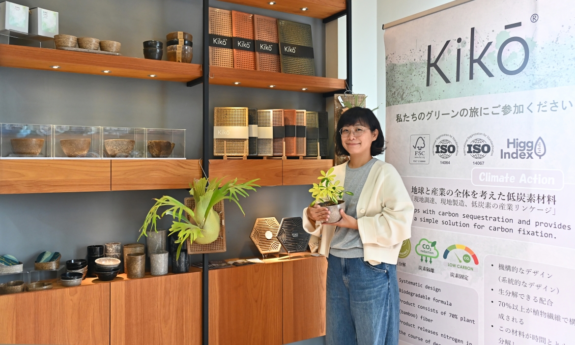 找回二仁溪流竹文化，高雄「Kikō低碳材料」用廢棄刺竹打造植盆，啟動竹工藝再生革命