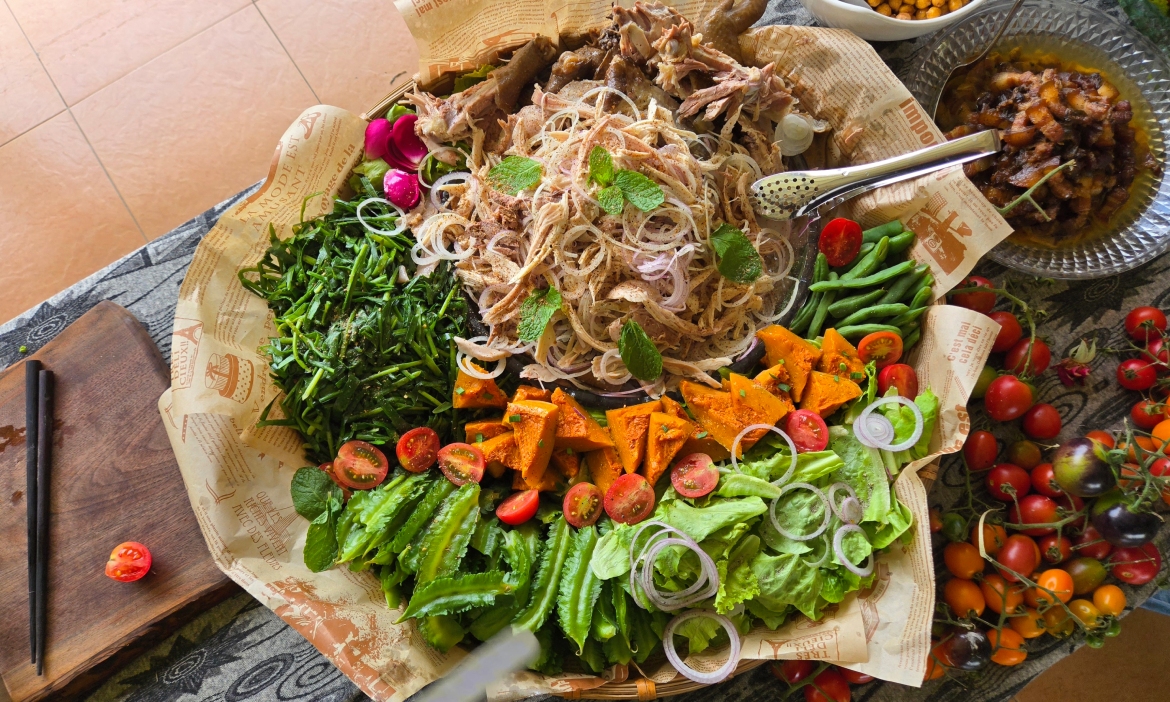 在高雄杉林「小份尾幸福田」遇見隱世高手，品味春日山野食材變身的七草風物野宴
