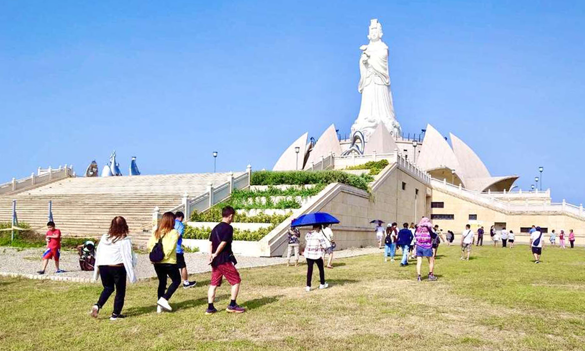 朝聖台中海線新地標！台灣本島最高媽祖在大安港媽祖文化園區，出發順遊海線景點