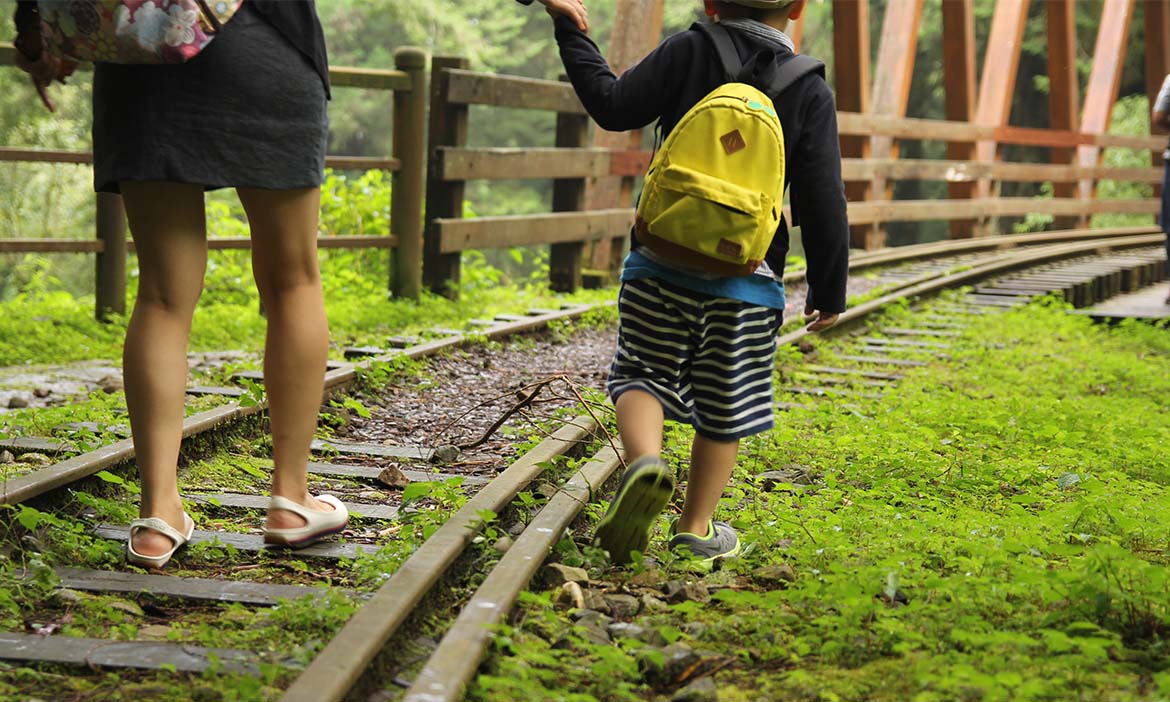 與孩子夏日環島流浪，走入阿里山水山線