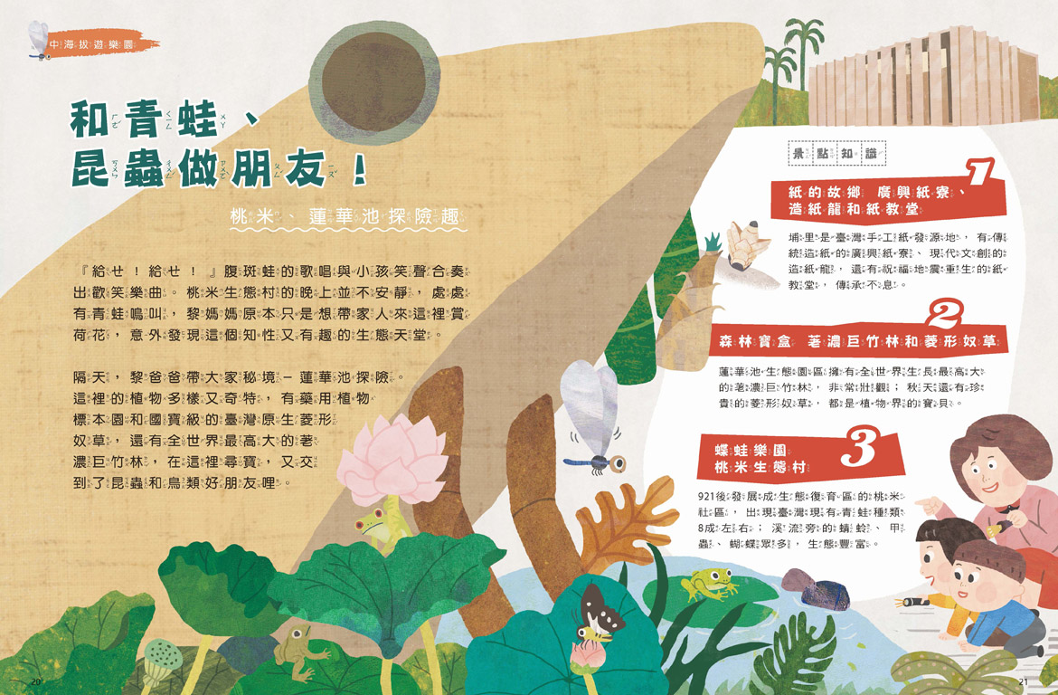 在紙的故鄉與青蛙做朋友
